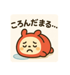 だるまる 日常シリーズ①（個別スタンプ：10）