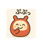 だるまる 日常シリーズ①（個別スタンプ：14）