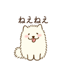 恋人に嫉妬するかまってちゃんモフ犬（個別スタンプ：2）