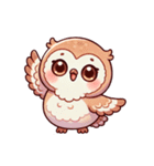 もちもちフクロウの癒し敬語スタンプ（個別スタンプ：3）