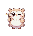 もちもちフクロウの癒し敬語スタンプ（個別スタンプ：9）