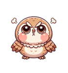 もちもちフクロウの癒し敬語スタンプ（個別スタンプ：10）