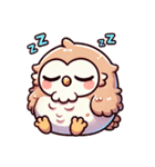 もちもちフクロウの癒し敬語スタンプ（個別スタンプ：21）