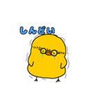 マッチョな羊とめがねのひよこ（個別スタンプ：20）
