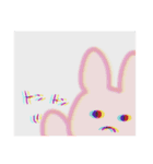 うさぎさん ～狂気を添えて～（個別スタンプ：16）