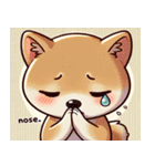 まんまる柴犬スタンプ（個別スタンプ：5）