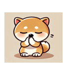 まんまる柴犬スタンプ（個別スタンプ：7）
