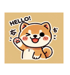 まんまる柴犬スタンプ（個別スタンプ：11）