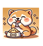 まんまる柴犬スタンプ（個別スタンプ：19）