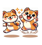 まんまる柴犬スタンプ（個別スタンプ：27）