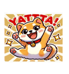 まんまる柴犬スタンプ（個別スタンプ：28）