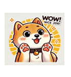 まんまる柴犬スタンプ（個別スタンプ：33）