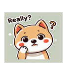 まんまる柴犬スタンプ（個別スタンプ：38）