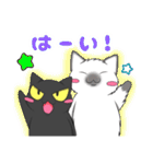 黒猫さんとシャム猫さんの日常2（個別スタンプ：13）