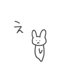 怒ってて文字も打ちたくない時のうさぎ（個別スタンプ：10）