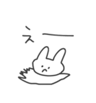 怒ってて文字も打ちたくない時のうさぎ（個別スタンプ：18）