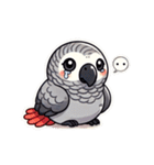 英語でヨウム（個別スタンプ：15）