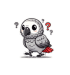 英語でヨウム（個別スタンプ：29）