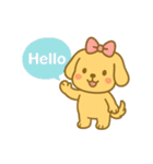 ゴールデンレトリバーの子犬用スタンプ（個別スタンプ：33）