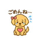 ゴールデンレトリバーの子犬用スタンプ（個別スタンプ：39）
