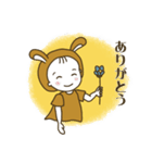 クニクロうさぎのスタンプ（個別スタンプ：2）