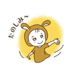 クニクロうさぎのスタンプ（個別スタンプ：10）