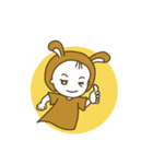 クニクロうさぎのスタンプ（個別スタンプ：15）