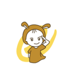 クニクロうさぎのスタンプ（個別スタンプ：16）