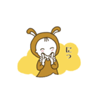 クニクロうさぎのスタンプ（個別スタンプ：18）