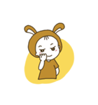 クニクロうさぎのスタンプ（個別スタンプ：19）