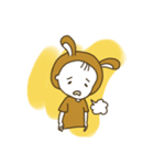 クニクロうさぎのスタンプ（個別スタンプ：36）