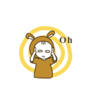 クニクロうさぎのスタンプ（個別スタンプ：37）