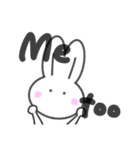 ？ねずみと！うさぎ【LOVE】【恋人】（個別スタンプ：16）