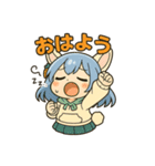 【雪乃める】爬虫類飼育者のスタンプ（個別スタンプ：1）