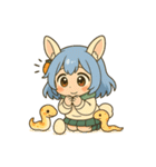 【雪乃める】爬虫類飼育者のスタンプ（個別スタンプ：33）