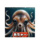 イカが感情ダダ漏れスタンプ（個別スタンプ：34）