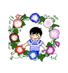 ハルちゃんの夏休み（個別スタンプ：5）