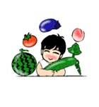 ハルちゃんの夏休み（個別スタンプ：10）