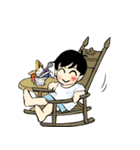 ハルちゃんの夏休み（個別スタンプ：22）