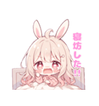 ももちゃんスタンプ（ちびもも）（個別スタンプ：3）