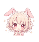 ももちゃんスタンプ（ちびもも）（個別スタンプ：35）