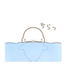 ぽわぽわ〜ず2 (海の生き物)（個別スタンプ：3）