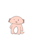 ウーパールーパーの動く姿（個別スタンプ：2）