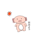 ウーパールーパーの動く姿（個別スタンプ：10）