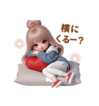 大切な人に送る❤️ラブラブカップル（個別スタンプ：4）