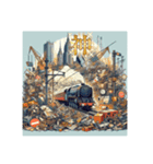 ロマンティック鉄道エンブレム（個別スタンプ：1）