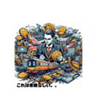 ロマンティック鉄道エンブレム（個別スタンプ：3）