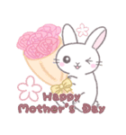 【春】毎日使える敬語☆白うさぎ（個別スタンプ：39）
