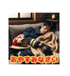 消防官の日常挨拶スタンプ（個別スタンプ：3）