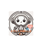 ロボットの職場スタンプ（個別スタンプ：11）